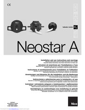 Nice Neostar A Installation And Use Instructions And Warnings