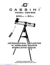 cassini CQR-800 Operating Instructions Manual
