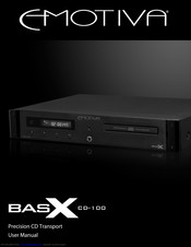 Emotiva BASX CD-100 User Manual