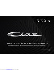 Suzuki CIAZ Owner's Manual & Service Booklet