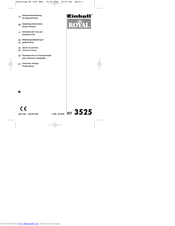 EINHELL RT 3525 Operating Instructions Manual
