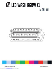 CLF LED WASH RGBW XL Manual