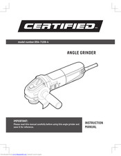 Certified International 054-7159-4 Instruction Manual