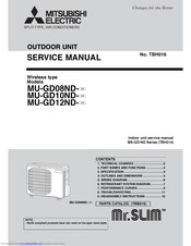 Mitsubishi Electric MU-GD08ND Service Manual