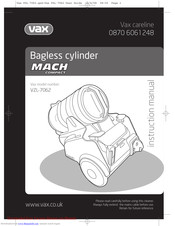 Vax VZL-7062 Instruction Manual