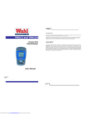 Wahl TM612A User Manual