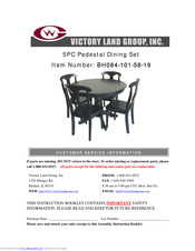 Victory BH084-101-58-19 Assembly Instruction Manual