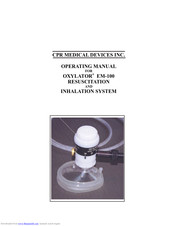 Oxylator EM-100 Operating Manual