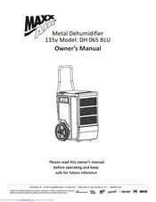 Maxx air DH 065 BLU Owner's Manual