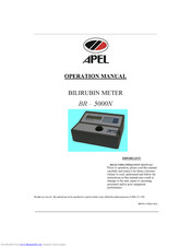 Apel BR-5000N Operation Manual