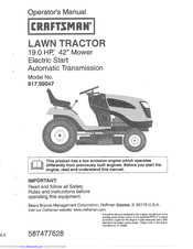 Craftsman 917.99047 Operator's Manual