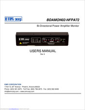 EMR BDAMON02-NFPA72 User Manual