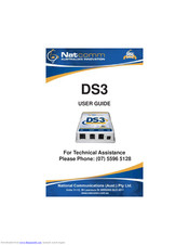 Natcomm DS3 User Manual