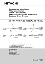 Hitachi CG 36DL L Handling Instructions Manual