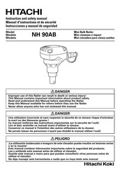 Hitachi NH 90AB Instruction And Safety Manual