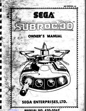 Sega SUBROC-3D Owner's Manual