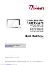 Winmate R12FA3S-GSM2 Quick Start Manual