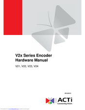 ACTi V22 Hardware Manual