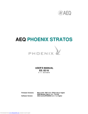 AEQ Phoenix Stratos User Manual