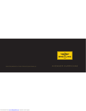 Breitling AVENGER HURRICANE User Manual