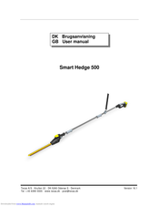 Texas Equipment Smart Hedge 500 User Manual
