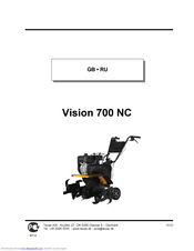 Texas Equipment Vision 700 NC Assembly And Use Instructions