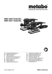 Metabo SRE 4351 TurboTec Manuals 