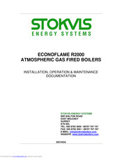 Stokvis Energy Systems ECONOFLAME R2000 Installation, Operation & Maintenance Documentation
