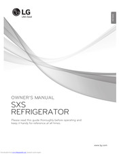 LG SXS Series Owner's Manual