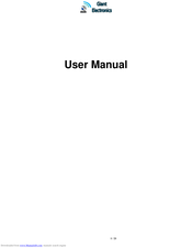 Giant B92X User Manual