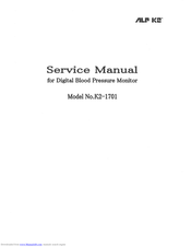 Tanaka K2-1701 Service Manual