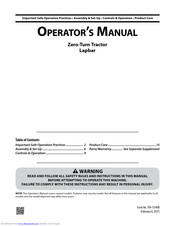 MTD Zero-Turn Operator's Manual