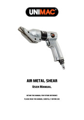 Unimac Air Metal Shear User Manual