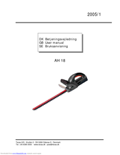 Texas Equipment AH 18 User Manual