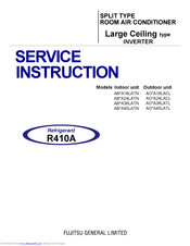 Fujitsu AO Series A24LACL Service Instruction
