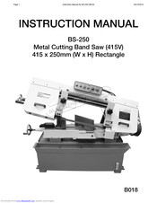 Hafco T4I BS-250 Instruction Manual