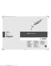 Bosch GNA 16 Professional Original Instructions Manual