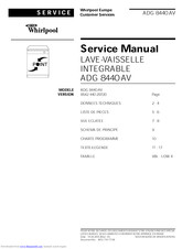 Whirlpool ADG 8440 AV Service Manual