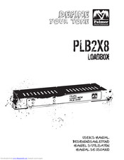 Palmer PLB2X8 User Manual