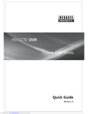 WebGate Hybrid DVR Series Quick Manual
