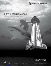 Goulds Pumps SVN-10SV Technical Manual