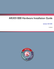 Acopia ARX 1000 Hardware Installation Manual