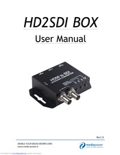 Mediapower HD2SDI BOX User Manual