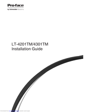 Pro-face LT-4000M Installation Manual