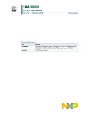 NXP Semiconductors LPC822M101JDH20 User Manual