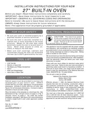 GEAppliances JKS05BW Installation Instructions Manual