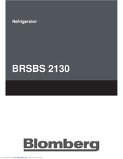Blomberg BRSBS 2130 User Manual