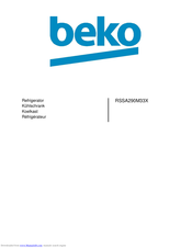 Beko RSSA290M33X Instructions For Use Manual
