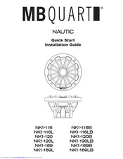 MBQuart NK1-116B Quick Start Installation Manual