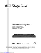 IMG STAGE LINE MEQ-1301 Instruction Manual